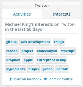 interests screenshot