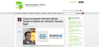 Social recruitment: interview with the founder of splinter.me: Ahmed El. Hussaini, Egypt